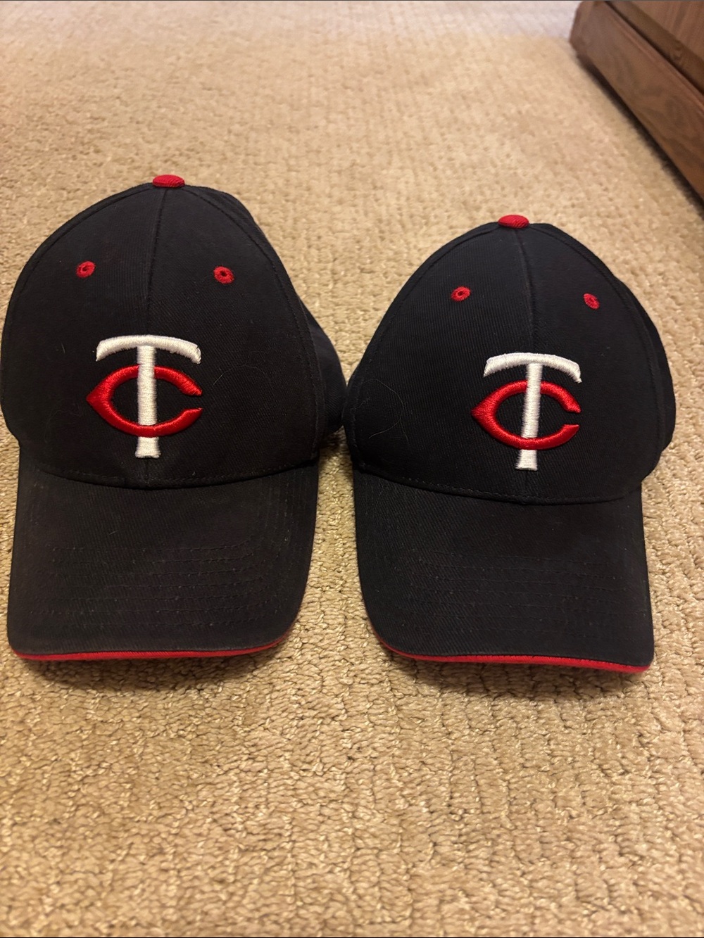 Minnesota Twins Youth Baseball Hat (Set of 2)